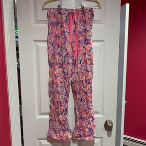 Lilly Pulitzer Pajama Pants Multi Shell of a Time